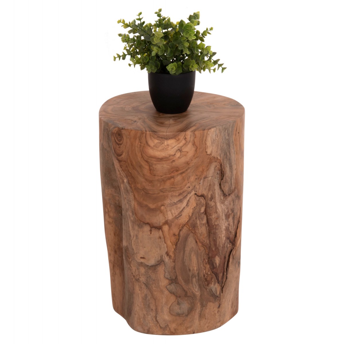 ΒΟΗΘΗΤΙΚΟ ΤΡΑΠΕΖΑΚΙ/ΣΚΑΜΠΟ TRONCO HM9374.21 ΞΥΛΟ TEAK--ΦΥΣΙΚΟ Φ30x45Υεκ.