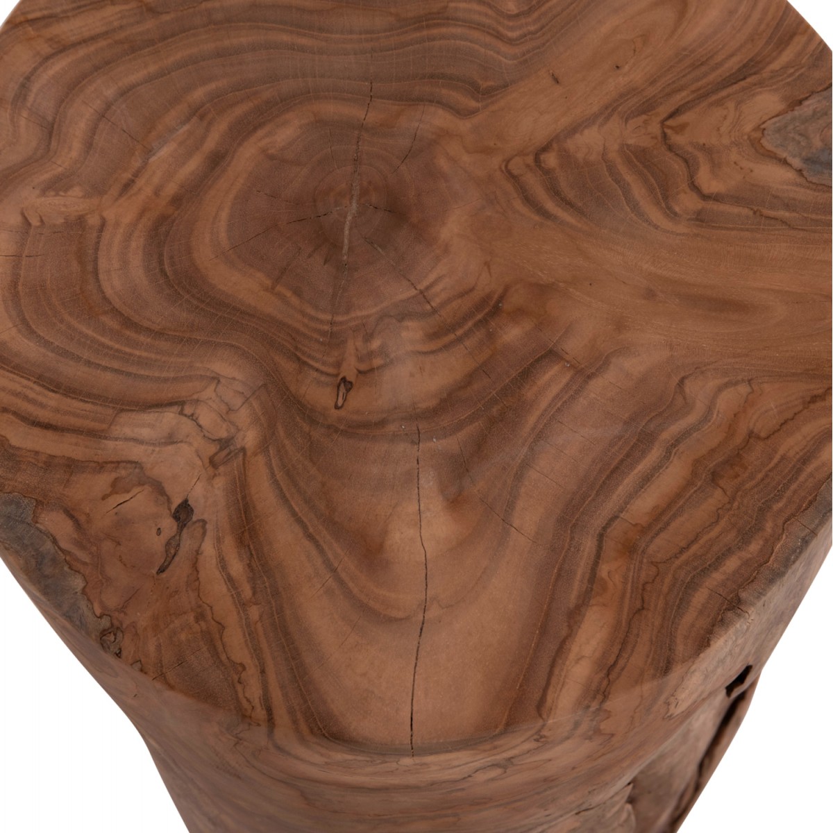 ΒΟΗΘΗΤΙΚΟ ΤΡΑΠΕΖΑΚΙ/ΣΚΑΜΠΟ TRONCO HM9374.21 ΞΥΛΟ TEAK--ΦΥΣΙΚΟ Φ30x45Υεκ.