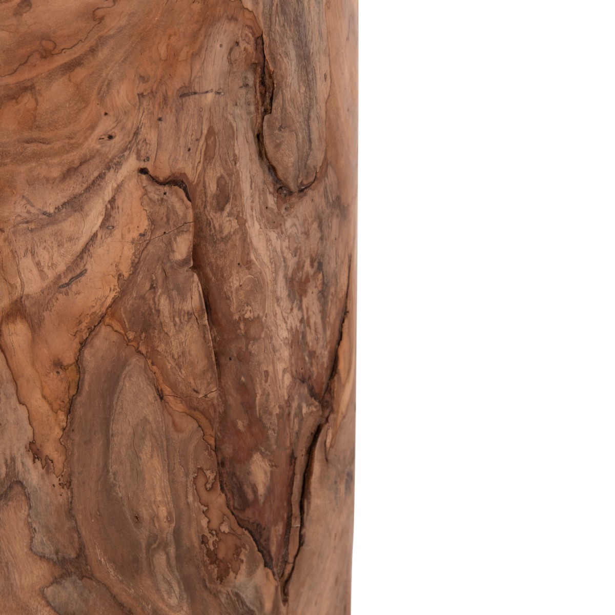 ΒΟΗΘΗΤΙΚΟ ΤΡΑΠΕΖΑΚΙ/ΣΚΑΜΠΟ TRONCO HM9374.21 ΞΥΛΟ TEAK--ΦΥΣΙΚΟ Φ30x45Υεκ.