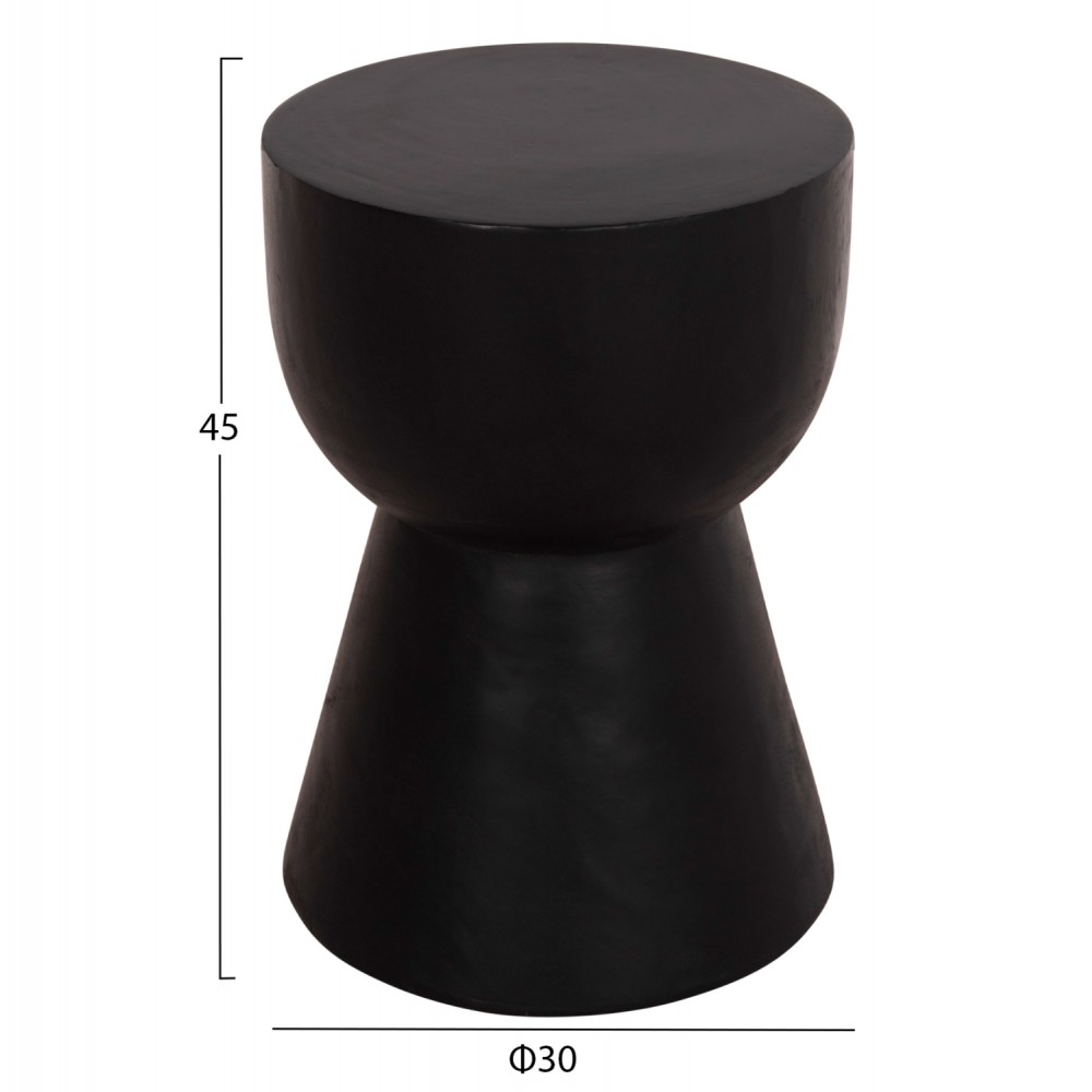 ΣΚΑΜΠΟ ΜΑΜΒΑ ΚΥΛΙΝΔΡΙΚΟ HM9901.12 ΜΑΣΙΦ ΞΥΛΟ SUAR ΣΕ ΜΑΥΡΟ Φ30x45Υεκ.