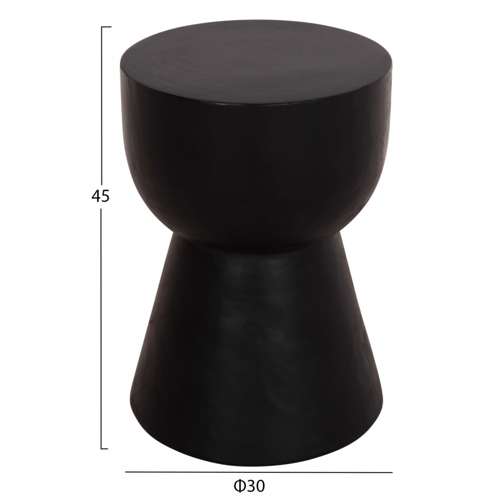 ΣΚΑΜΠΟ ΜΑΜΒΑ ΚΥΛΙΝΔΡΙΚΟ HM9901.12 ΜΑΣΙΦ ΞΥΛΟ SUAR ΣΕ ΜΑΥΡΟ Φ30x45Υεκ.