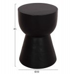 ΣΚΑΜΠΟ ΜΑΜΒΑ ΚΥΛΙΝΔΡΙΚΟ HM9901.12 ΜΑΣΙΦ ΞΥΛΟ SUAR ΣΕ ΜΑΥΡΟ Φ30x45Υεκ.