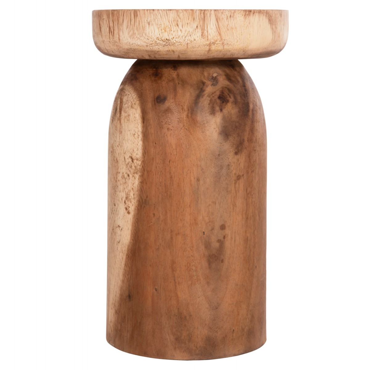 ΤΡΑΠΕΖΙ ΒΟΗΘΗΤΙΚΟ LOKI HM9899.11 ΜΑΣΙΦ ΞΥΛΟ SUAR ΣΕ ΦΥΣΙΚΟ Φ30x50Υεκ.