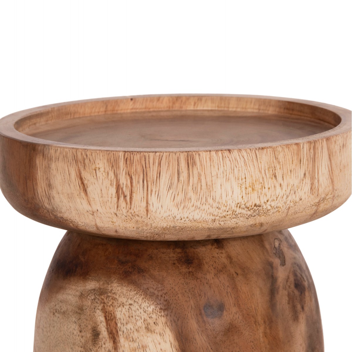 ΤΡΑΠΕΖΙ ΒΟΗΘΗΤΙΚΟ LOKI HM9899.11 ΜΑΣΙΦ ΞΥΛΟ SUAR ΣΕ ΦΥΣΙΚΟ Φ30x50Υεκ.