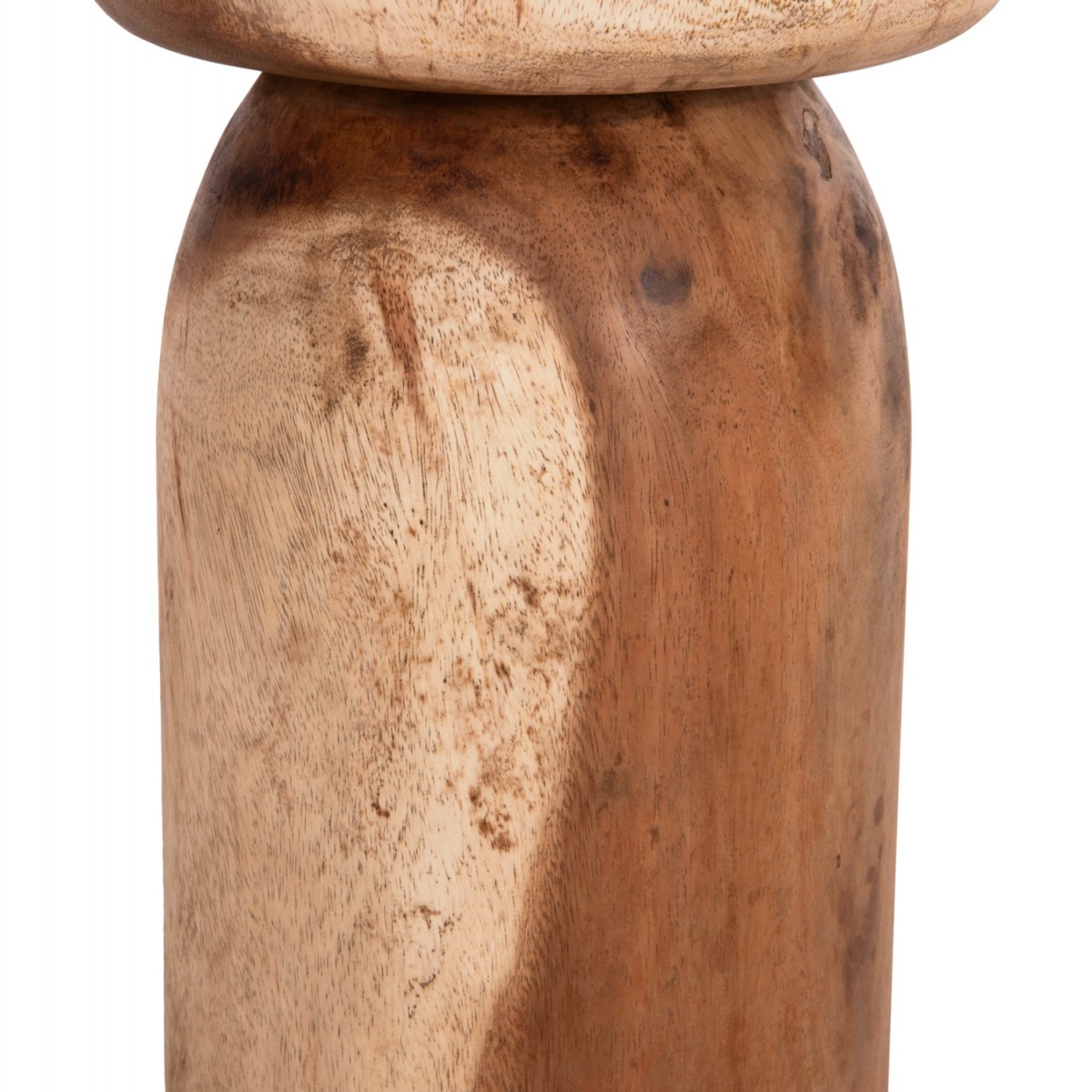 ΤΡΑΠΕΖΙ ΒΟΗΘΗΤΙΚΟ LOKI HM9899.11 ΜΑΣΙΦ ΞΥΛΟ SUAR ΣΕ ΦΥΣΙΚΟ Φ30x50Υεκ.