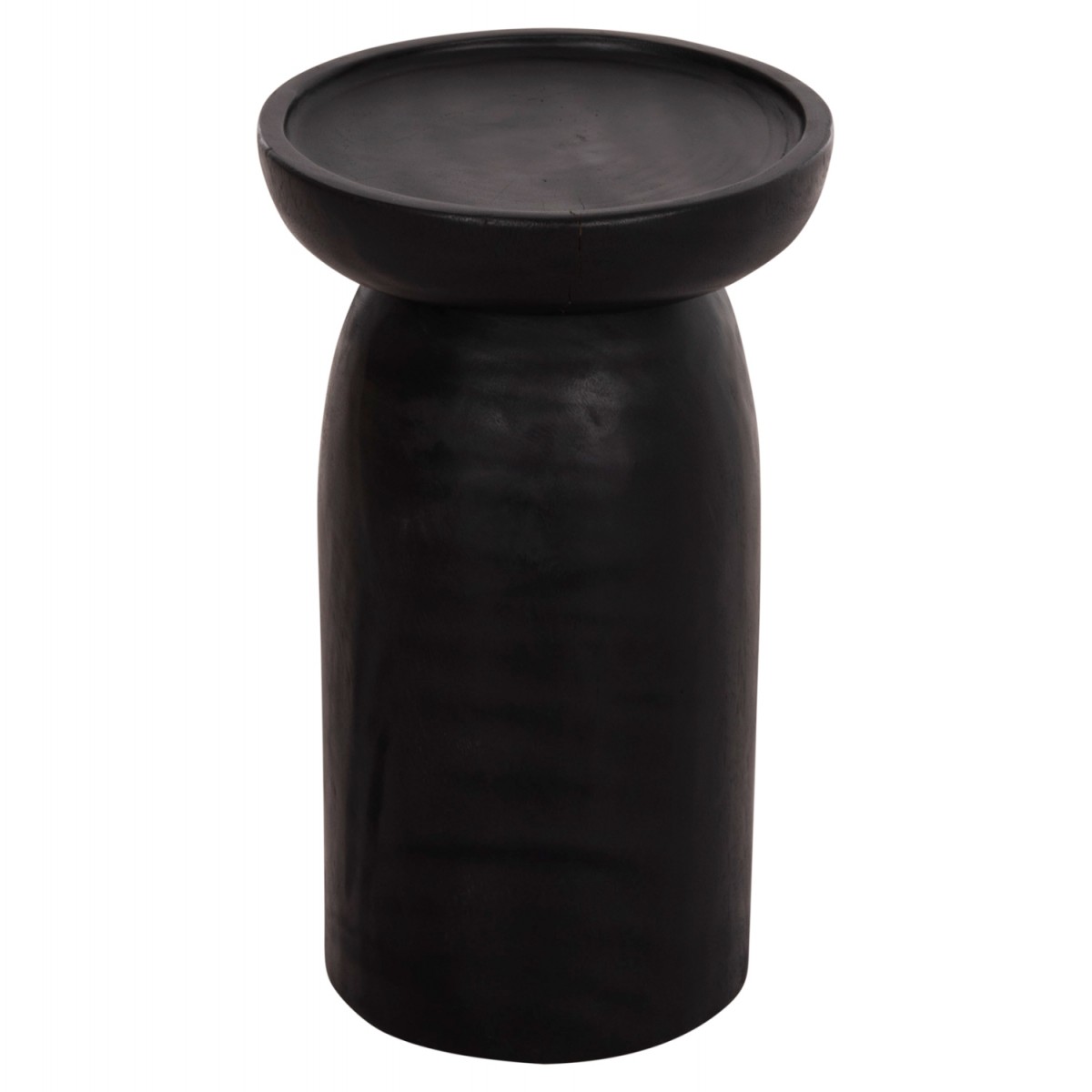 ΤΡΑΠΕΖΙ ΒΟΗΘΗΤΙΚΟ LOKI HM9899.12 ΜΑΣΙΦ ΞΥΛΟ SUAR ΣΕ ΜΑΥΡΟ Φ30x50Υεκ.