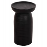 ΤΡΑΠΕΖΙ ΒΟΗΘΗΤΙΚΟ LOKI HM9899.12 ΜΑΣΙΦ ΞΥΛΟ SUAR ΣΕ ΜΑΥΡΟ Φ30x50Υεκ.