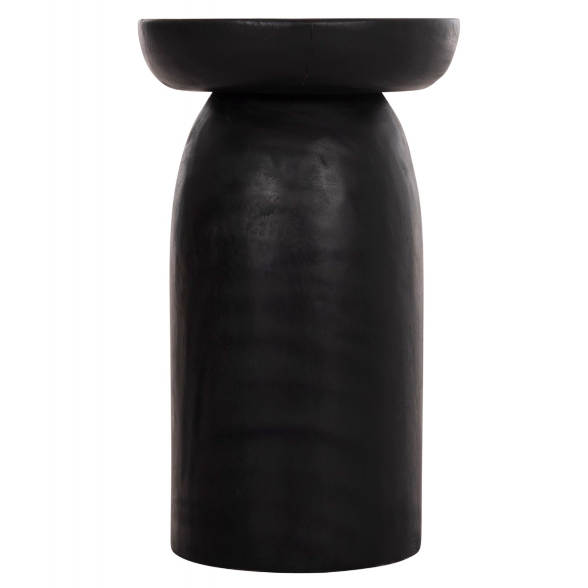 ΤΡΑΠΕΖΙ ΒΟΗΘΗΤΙΚΟ LOKI HM9899.12 ΜΑΣΙΦ ΞΥΛΟ SUAR ΣΕ ΜΑΥΡΟ Φ30x50Υεκ.