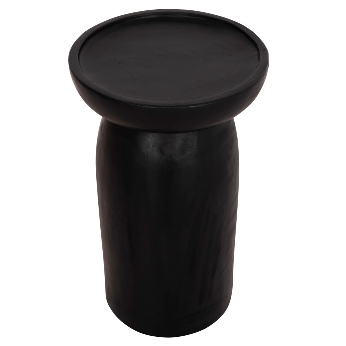 ΤΡΑΠΕΖΙ ΒΟΗΘΗΤΙΚΟ LOKI HM9899.12 ΜΑΣΙΦ ΞΥΛΟ SUAR ΣΕ ΜΑΥΡΟ Φ30x50Υεκ.