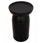 ΤΡΑΠΕΖΙ ΒΟΗΘΗΤΙΚΟ LOKI HM9899.12 ΜΑΣΙΦ ΞΥΛΟ SUAR ΣΕ ΜΑΥΡΟ Φ30x50Υεκ.