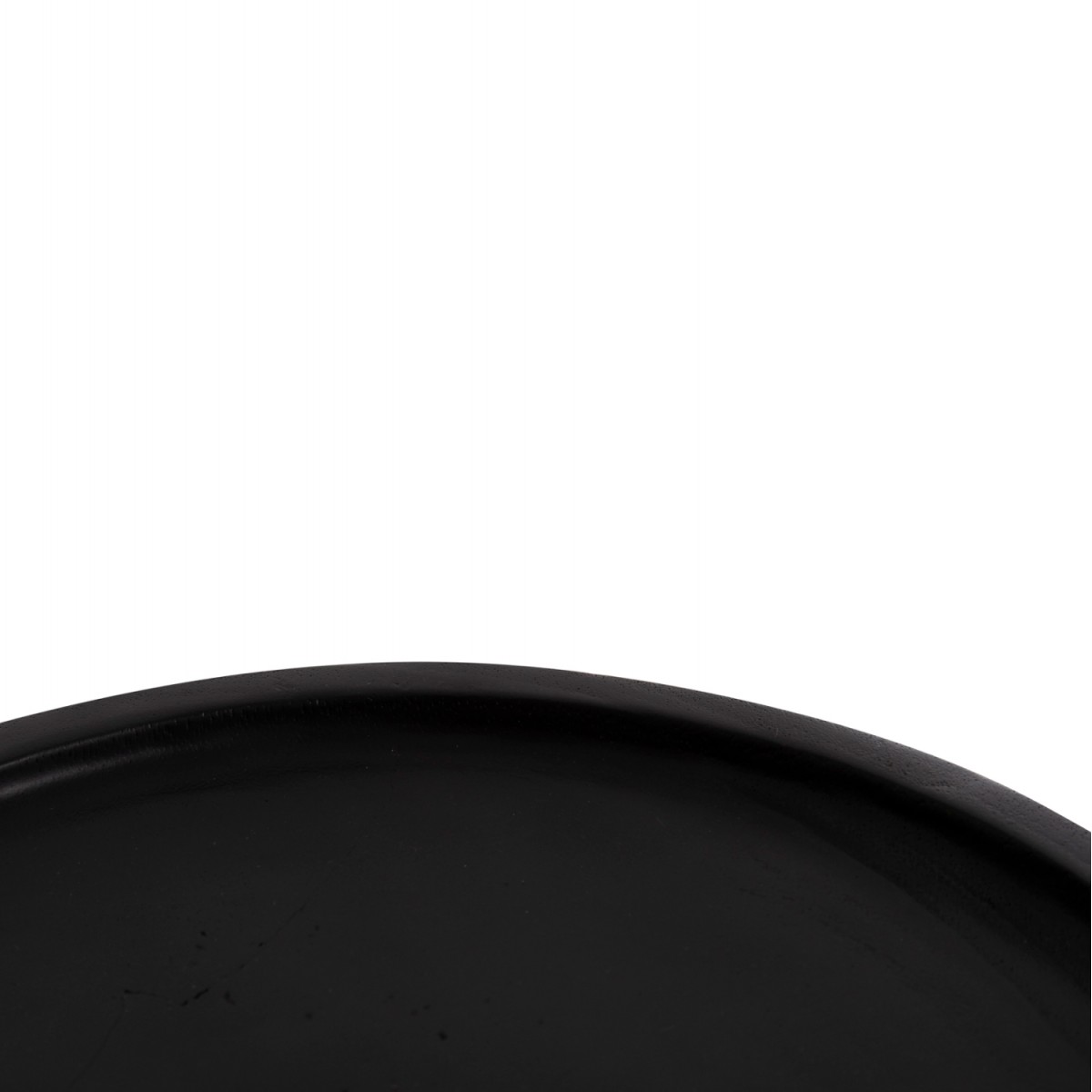 ΤΡΑΠΕΖΙ ΒΟΗΘΗΤΙΚΟ LOKI HM9899.12 ΜΑΣΙΦ ΞΥΛΟ SUAR ΣΕ ΜΑΥΡΟ Φ30x50Υεκ.