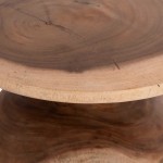 ΒΟΗΘΗΤΙΚΟ ΤΡΑΠΕΖΑΚΙ PUMBE-s HM9892.11 ΞΥΛΟ SUAR--ΦΥΣΙΚΟ Φ40x40Υεκ