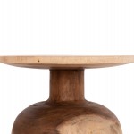 ΒΟΗΘΗΤΙΚΟ ΤΡΑΠΕΖΑΚΙ PUMBE-s HM9892.11 ΞΥΛΟ SUAR--ΦΥΣΙΚΟ Φ40x40Υεκ