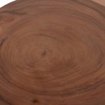 ΒΟΗΘΗΤΙΚΟ ΤΡΑΠΕΖΑΚΙ PUMBE HM9891.11 ΞΥΛΟ SUAR ΣΕ ΦΥΣΙΚΟ ΧΡΩΜΑ Φ40x50Υεκ