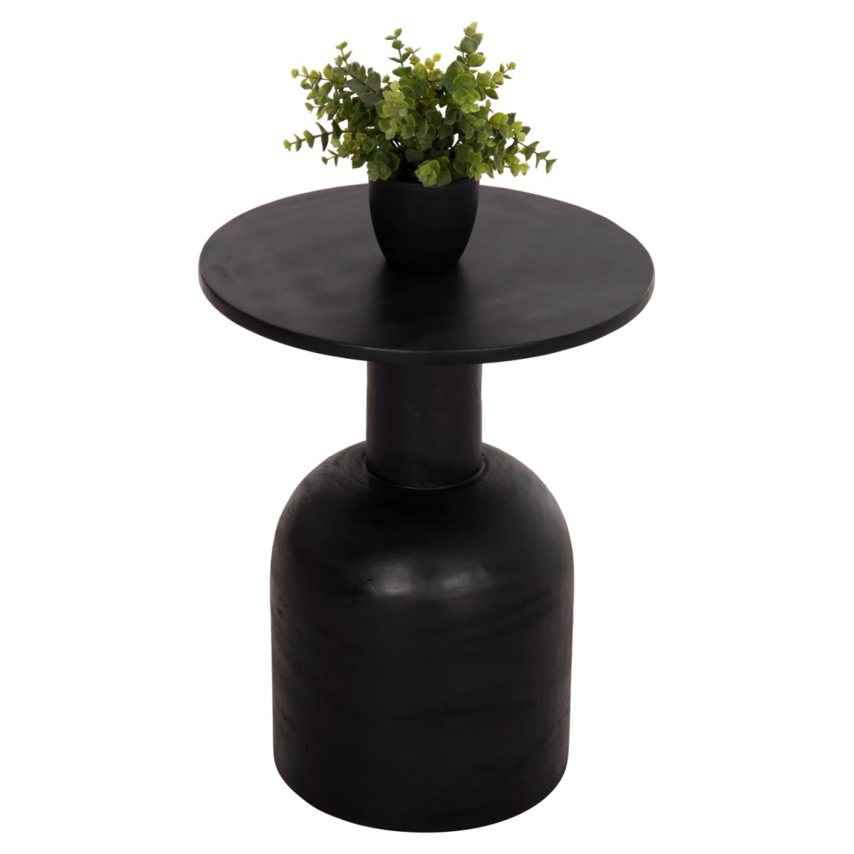 ΒΟΗΘΗΤΙΚΟ ΤΡΑΠΕΖΑΚΙ PUMBE HM9891.12 ΞΥΛΟ SUAR ΣΕ ΜΑΥΡΟ ΧΡΩΜΑ Φ40x50Υεκ