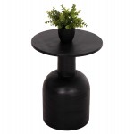 ΒΟΗΘΗΤΙΚΟ ΤΡΑΠΕΖΑΚΙ PUMBE HM9891.12 ΞΥΛΟ SUAR ΣΕ ΜΑΥΡΟ ΧΡΩΜΑ Φ40x50Υεκ