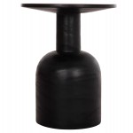 ΒΟΗΘΗΤΙΚΟ ΤΡΑΠΕΖΑΚΙ PUMBE HM9891.12 ΞΥΛΟ SUAR ΣΕ ΜΑΥΡΟ ΧΡΩΜΑ Φ40x50Υεκ