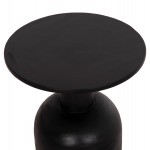 ΒΟΗΘΗΤΙΚΟ ΤΡΑΠΕΖΑΚΙ PUMBE HM9891.12 ΞΥΛΟ SUAR ΣΕ ΜΑΥΡΟ ΧΡΩΜΑ Φ40x50Υεκ