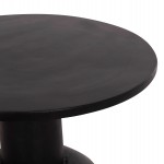 ΒΟΗΘΗΤΙΚΟ ΤΡΑΠΕΖΑΚΙ PUMBE HM9891.12 ΞΥΛΟ SUAR ΣΕ ΜΑΥΡΟ ΧΡΩΜΑ Φ40x50Υεκ