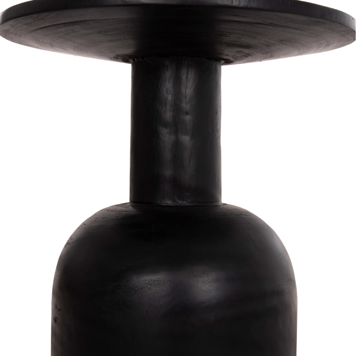 ΒΟΗΘΗΤΙΚΟ ΤΡΑΠΕΖΑΚΙ PUMBE HM9891.12 ΞΥΛΟ SUAR ΣΕ ΜΑΥΡΟ ΧΡΩΜΑ Φ40x50Υεκ