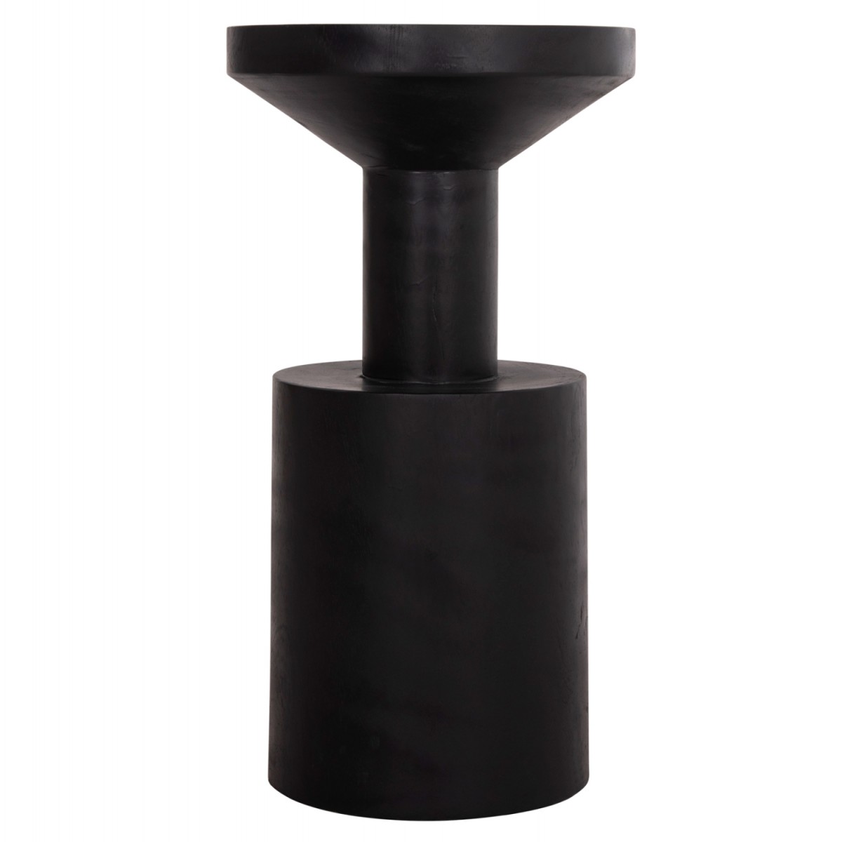 ΤΡΑΠΕΖΙ ΒΟΗΘΗΤΙΚΟ BERMAL HM9889.12 ΜΑΣΙΦ ΞΥΛΟ SUAR ΣΕ ΜΑΥΡΟ Φ35x65Υεκ.