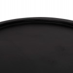 ΤΡΑΠΕΖΙ ΒΟΗΘΗΤΙΚΟ BERMAL HM9889.12 ΜΑΣΙΦ ΞΥΛΟ SUAR ΣΕ ΜΑΥΡΟ Φ35x65Υεκ.