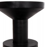 ΤΡΑΠΕΖΙ ΒΟΗΘΗΤΙΚΟ BERMAL HM9889.12 ΜΑΣΙΦ ΞΥΛΟ SUAR ΣΕ ΜΑΥΡΟ Φ35x65Υεκ.