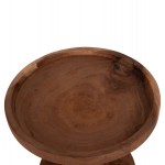 ΤΡΑΠΕΖΙ ΒΟΗΘΗΤΙΚΟ BERMAL HM9889.11 ΜΑΣΙΦ ΞΥΛΟ SUAR ΣΕ ΦΥΣΙΚΟ Φ35x65Υεκ.