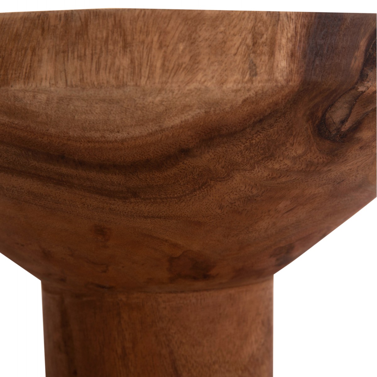 ΤΡΑΠΕΖΙ ΒΟΗΘΗΤΙΚΟ BERMAL HM9889.11 ΜΑΣΙΦ ΞΥΛΟ SUAR ΣΕ ΦΥΣΙΚΟ Φ35x65Υεκ.