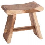 ΒΟΗΘΗΤΙΚΟ ΣΚΑΜΠΟ SADEL HM18294 ΞΥΛΟ SUAR--ΦΥΣΙΚΟ 50x30x45Υεκ.