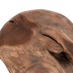 ΒΟΗΘΗΤΙΚΟ ΤΡΑΠΕΖΙ LOGGY HM18295 ΞΥΛΟ TEAK--ΦΥΣΙΚΟ 50x50x50Υεκ.