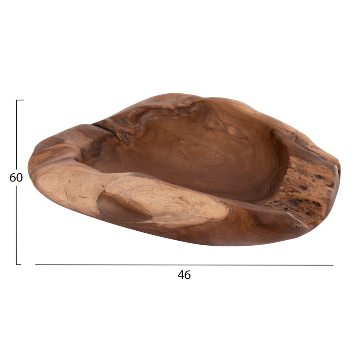 ΕΠΙΤΡΑΠΕΖΙΟ ΔΙΑΚΟΣΜΗΤΙΚΟ ΜΠΟΛ NOKI HM18297 ΞΥΛΟ ΤΕΑΚ--ΦΥΣΙΚΟ 60x46x15Yεκ