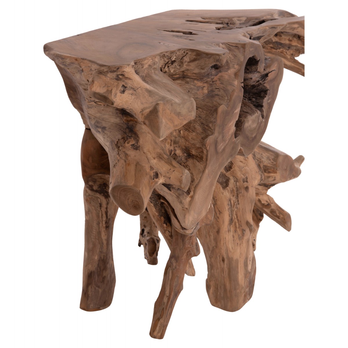 ΚΟΝΣΟΛΑ GRIMAL HM18298 ΞΥΛΟ ΤΕΑΚ (ΡΙΖΑ)--ΦΥΣΙΚΟ 125x46x80Υεκ.