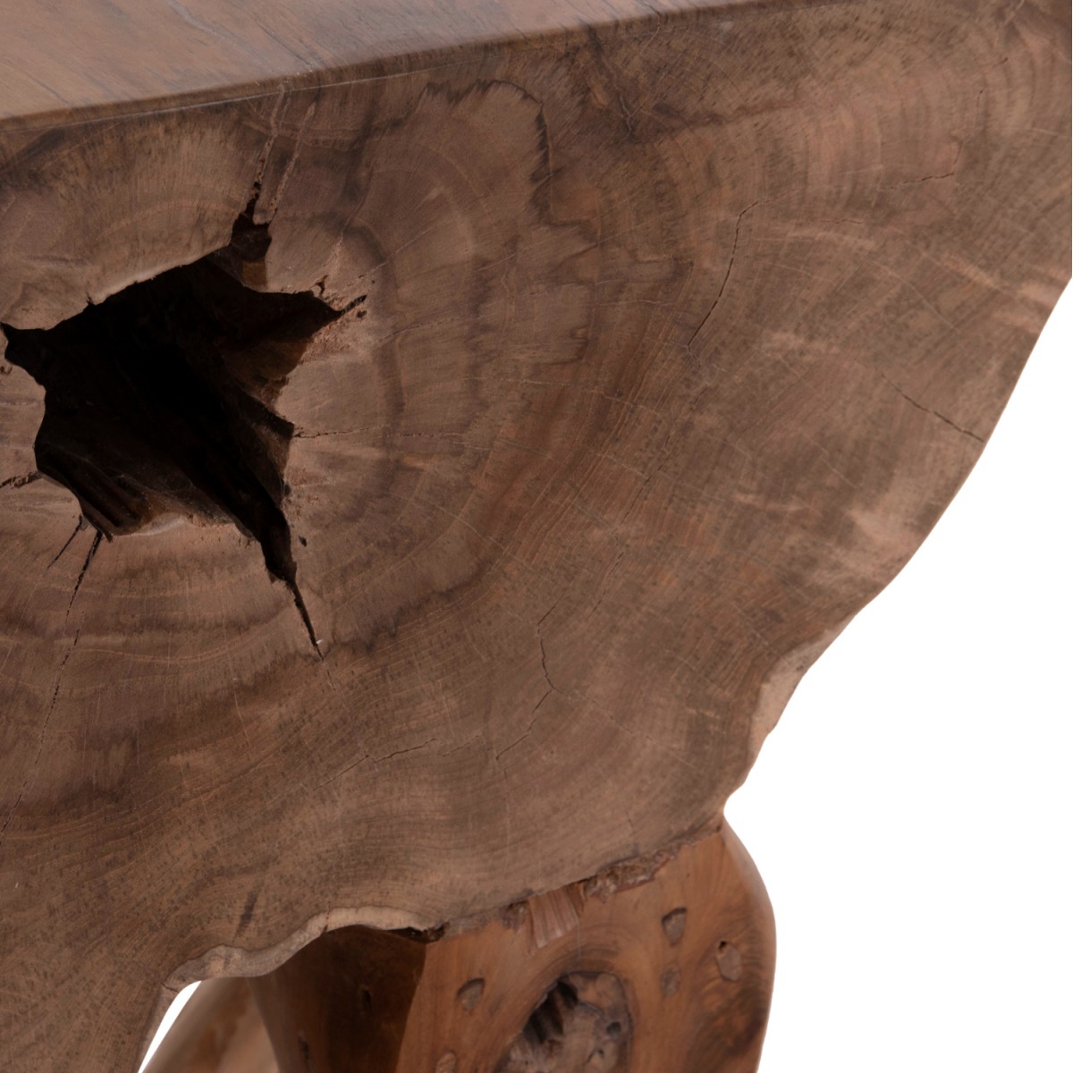 ΚΟΝΣΟΛΑ GRIMAL HM18298 ΞΥΛΟ ΤΕΑΚ (ΡΙΖΑ)--ΦΥΣΙΚΟ 125x46x80Υεκ.