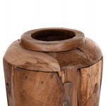 ΔΙΑΚΟΣΜΗΤΙΚΟ ΒΑΖΟ ΔΑΠΕΔΟΥ ZEMLI HM18299 ΚΟΜΜΑΤΙΑ ΑΝΑΚΥΚΛ. TEAK ΦΥΣΙΚΟ Φ43x152Υεκ.