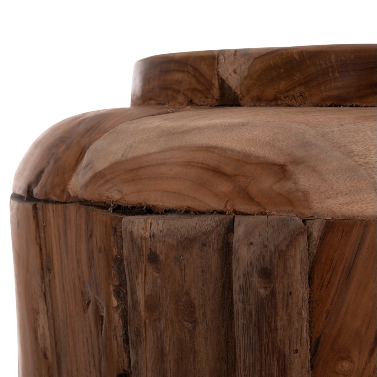 ΔΙΑΚΟΣΜΗΤΙΚΟ ΒΑΖΟ ΔΑΠΕΔΟΥ ZEMLI HM18299 ΚΟΜΜΑΤΙΑ ΑΝΑΚΥΚΛ. TEAK ΦΥΣΙΚΟ Φ43x152Υεκ.