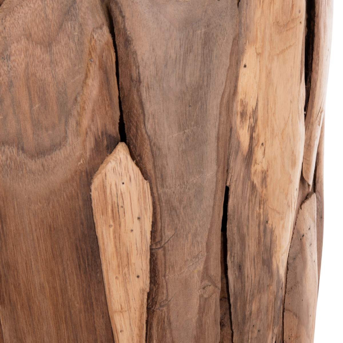 ΔΙΑΚΟΣΜΗΤΙΚΟ ΒΑΖΟ ΔΑΠΕΔΟΥ ZEMLI HM18299 ΚΟΜΜΑΤΙΑ ΑΝΑΚΥΚΛ. TEAK ΦΥΣΙΚΟ Φ43x152Υεκ.