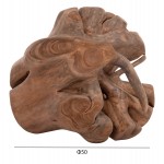 ΔΙΑΚΟΣΜΗΤΙΚΟ ΔΑΠΕΔΟΥ CLEMOR (L) HM18302 ΑΚΑΝΟΝΙΣΤΗ ΣΦΑΙΡΑ-ΞΥΛΟ ΤΕΑΚ--ΦΥΣΙΚΟ Φ50εκ.