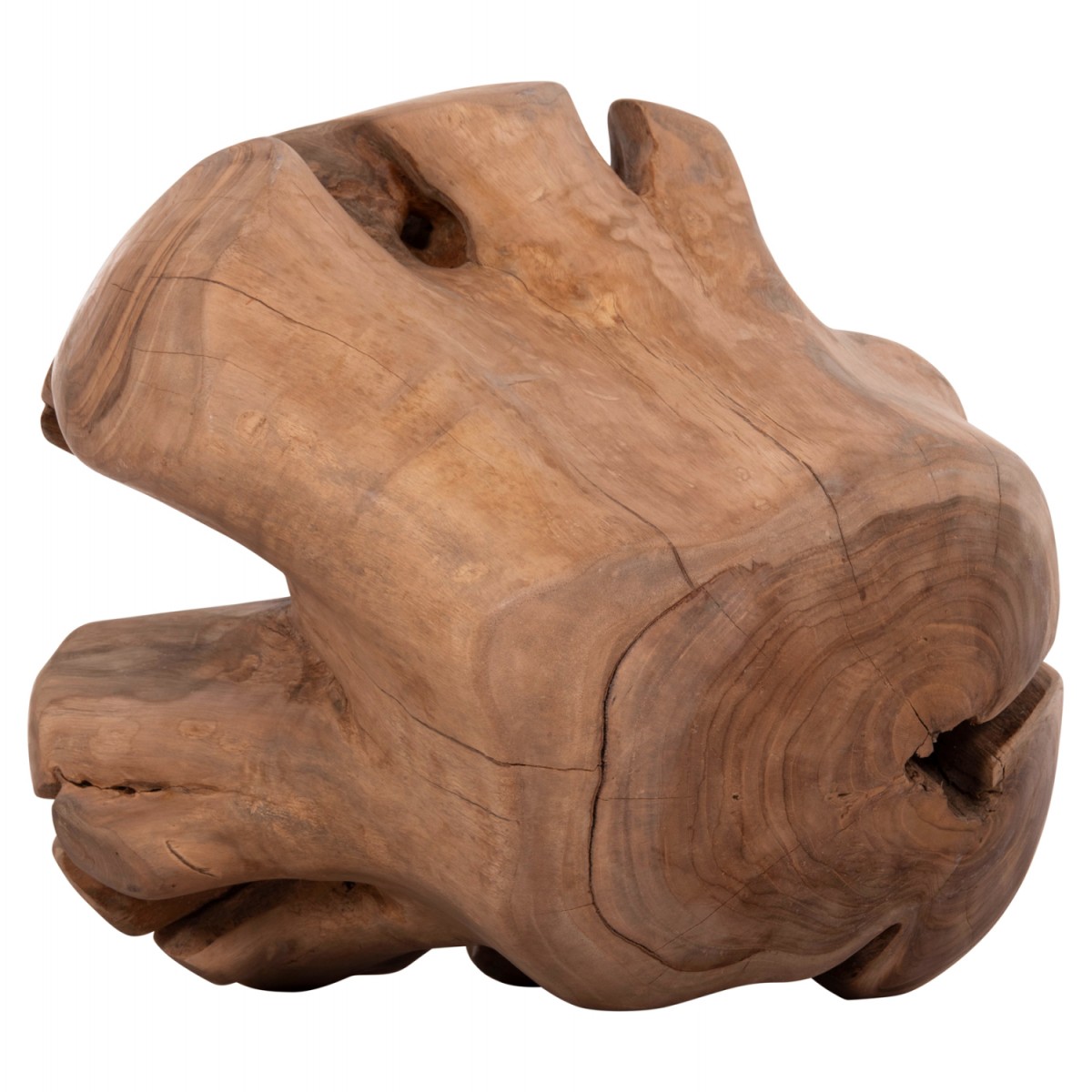 ΔΙΑΚΟΣΜΗΤΙΚΟ ΔΑΠΕΔΟΥ CLEMOR (L) HM18302 ΑΚΑΝΟΝΙΣΤΗ ΣΦΑΙΡΑ-ΞΥΛΟ ΤΕΑΚ--ΦΥΣΙΚΟ Φ50εκ.