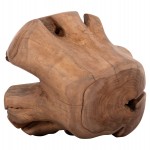 ΔΙΑΚΟΣΜΗΤΙΚΟ ΔΑΠΕΔΟΥ CLEMOR (L) HM18302 ΑΚΑΝΟΝΙΣΤΗ ΣΦΑΙΡΑ-ΞΥΛΟ ΤΕΑΚ--ΦΥΣΙΚΟ Φ50εκ.