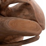 ΔΙΑΚΟΣΜΗΤΙΚΟ ΔΑΠΕΔΟΥ CLEMOR (L) HM18302 ΑΚΑΝΟΝΙΣΤΗ ΣΦΑΙΡΑ-ΞΥΛΟ ΤΕΑΚ--ΦΥΣΙΚΟ Φ50εκ.