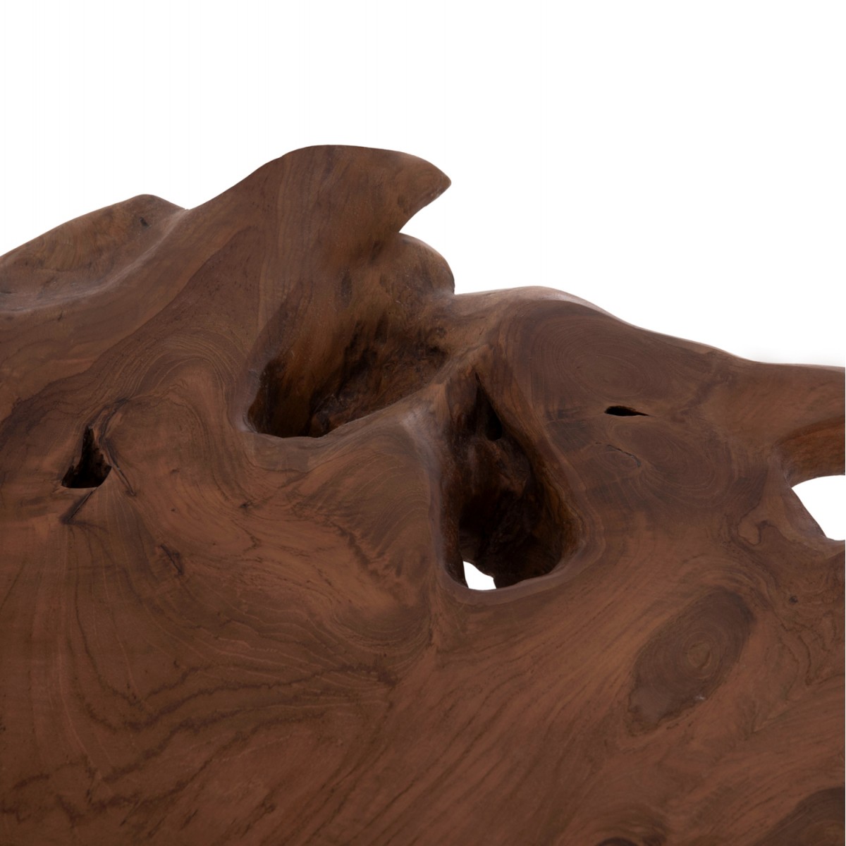 ΤΡΑΠΕΖΙ ΣΑΛΟΝΙΟΥ ANGELICA HM18303 ΞΥΛΟ TEAK--ΣΚΟΥΡΟ ΚΑΦΕ 156x94x49Υεκ.