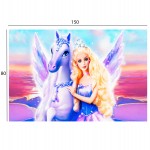 ΠΑΙΔΙΚΟ ΧΑΛΙ ΜΕ ΚΡΟΣΙΑ ΣΕΙΡΑ KIDDER HM7678.06 ΡΟΖ 80Χ150 εκ.