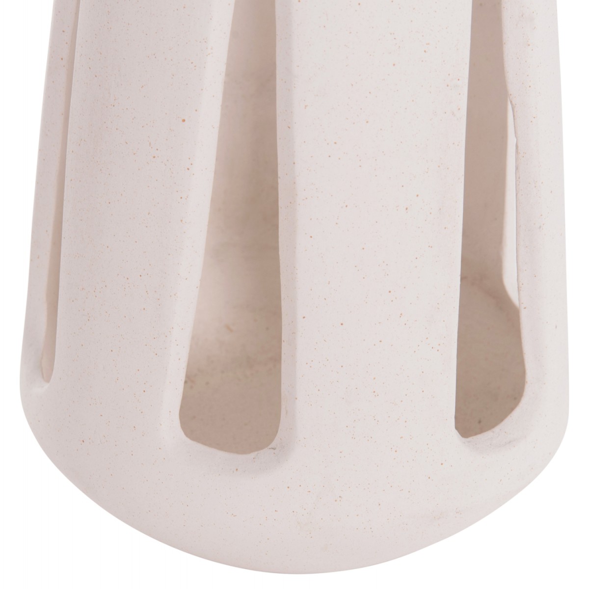 ΕΠΙΤΡΑΠΕΖΙΟ ΦΑΝΑΡΙ ERANTYL HM4696.02L ΛΕΥΚΟ FIBER CEMENT & ΧΕΡΟΥΛΙ RATTAN Φ17x27Yεκ.