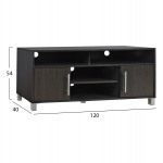 ΕΠΙΠΛΟ ΤΗΛΕΟΡΑΣΗΣ ΜΕΛΑΜΙΝΗΣ DANNA HM2202.01 ZEBRANO 120x40x54 εκ.