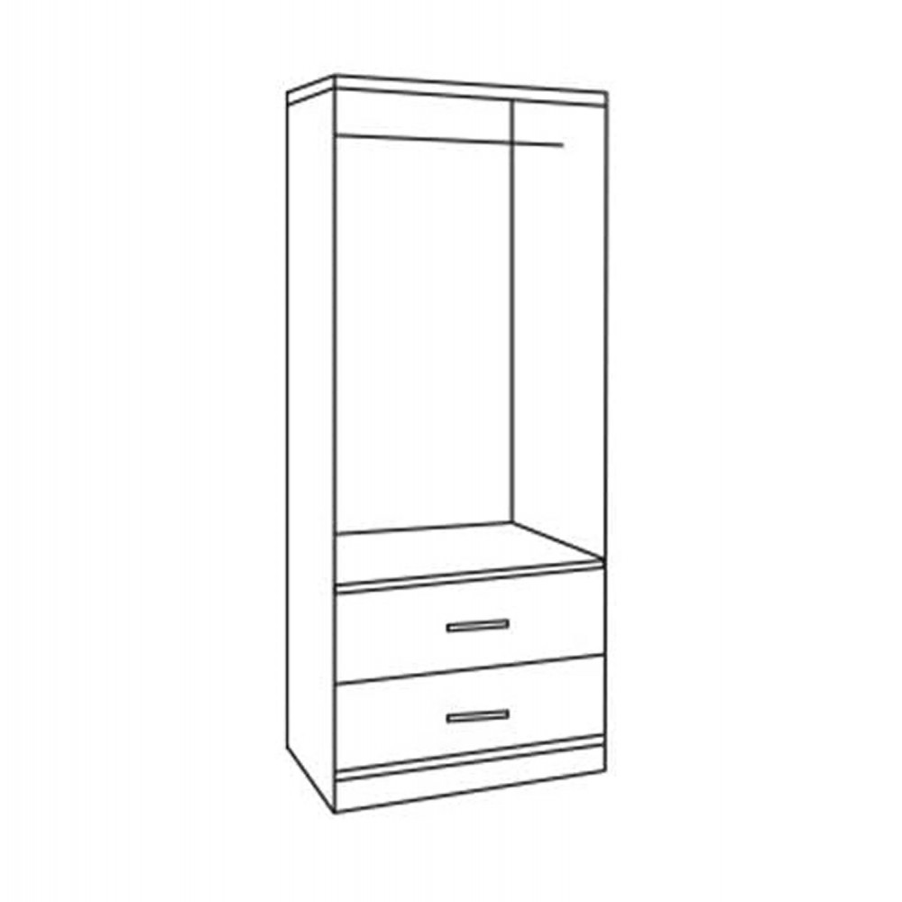 ΝΤΟΥΛΑΠΑ 2ΦΥΛΛΗ ME 2 ΣΥΡΤΑΡΙΑ REINA HM338.01 ZEBRANO 80Χ42Χ181εκ.