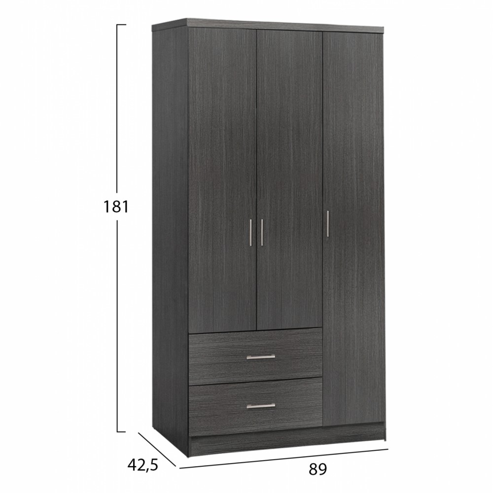 ΝΤΟΥΛΑΠΑ 3ΦΥΛΛΗ ME 2 ΣΥΡΤΑΡΙΑ CAESAR HM340.01 ZEBRANO 89Χ42,5Χ181Υεκ.