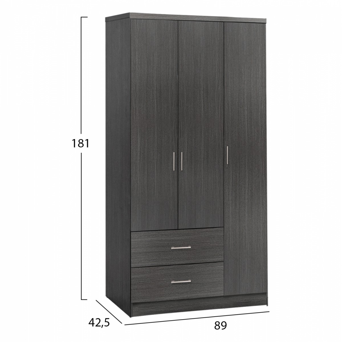 ΝΤΟΥΛΑΠΑ 3ΦΥΛΛΗ ME 2 ΣΥΡΤΑΡΙΑ CAESAR HM340.01 ZEBRANO 89Χ42,5Χ181Υεκ.