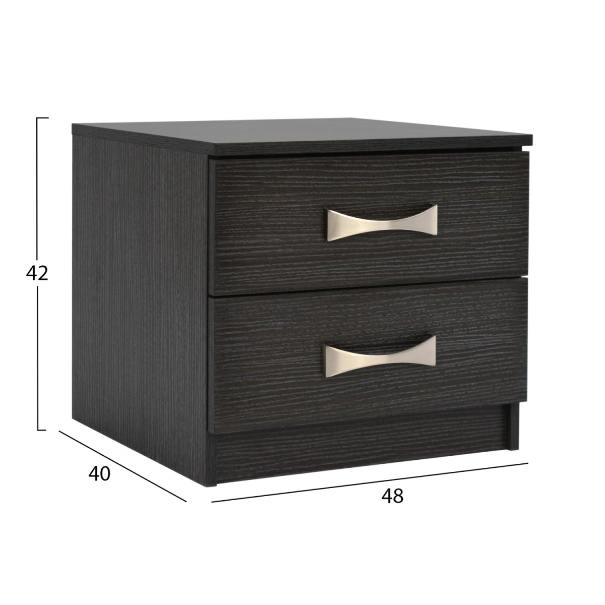 ΚΟΜΟΔΙΝΟ ΜΕ 2 ΣΥΡΤΑΡΙΑ ΚΑΙ ΧΕΡΟΥΛΙ ASHLYN HM2235.01 ZEBRANO 48x40x42Yεκ.