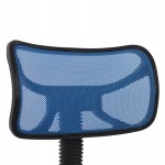 ΚΑΡΕΚΛΑ ΓΡΑΦΕΙΟΥ AKHILA HM1026.06 ΜΠΛΕ ΥΦΑΣΜΑ MESH 40,5x50,5x91,5 εκ.